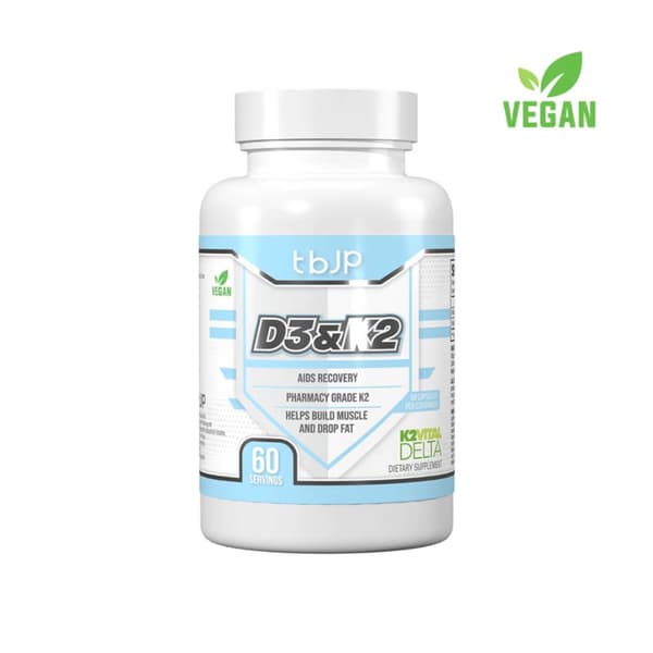 Trained By JP Vitamin D3 & K2, 60 caps CDON