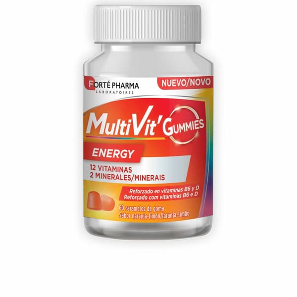 Ravintolisä Forté Pharma Multivit Energy Purutabletit 60 osaa