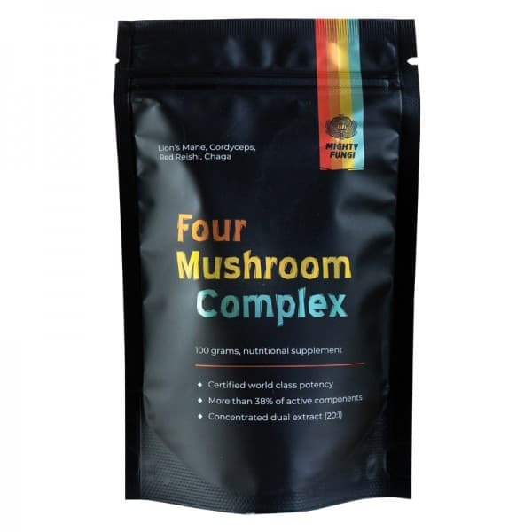 Four Mushroom Complex 100 g Mighty Fungi