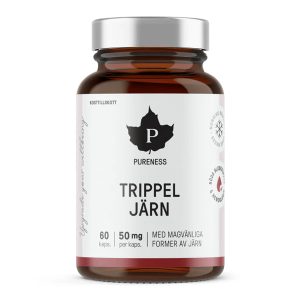 Trippel Järn 60 kapslar Pureness
