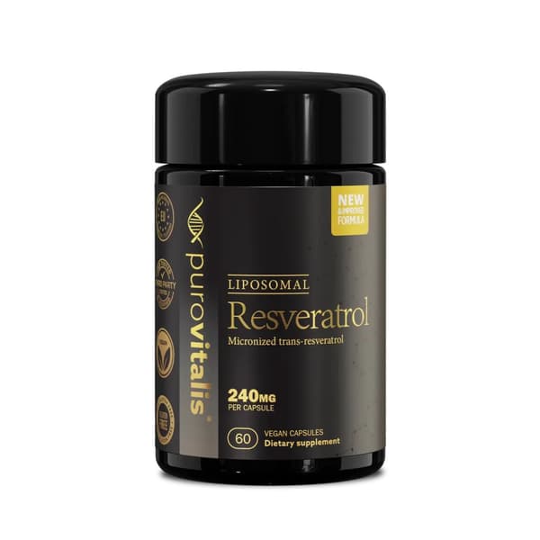 Liposomal Resveratrol Purovitalis Longevity 60 kapslar