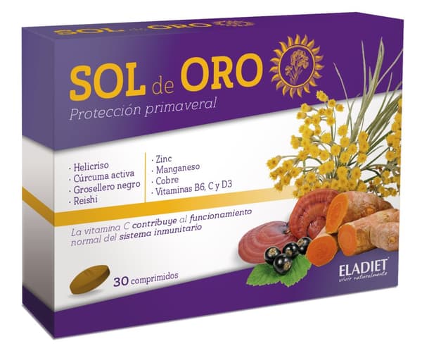 Eladiet Sol De Oro 30 Comp