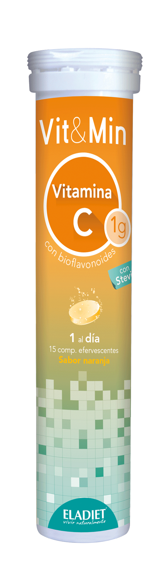 Eladiet Vit y Min Vitamina C 15 Comp Efervescentes
