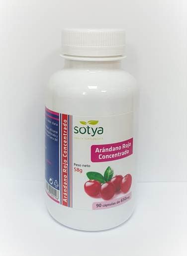 Sotya Arandano Rojo 90 Cap De 650 Mg