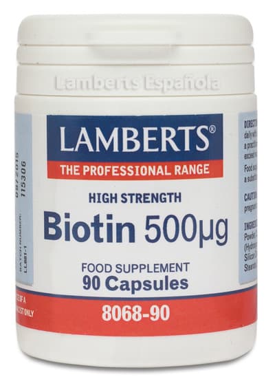 Lamberts Biotina 500-Ug 90 Caps