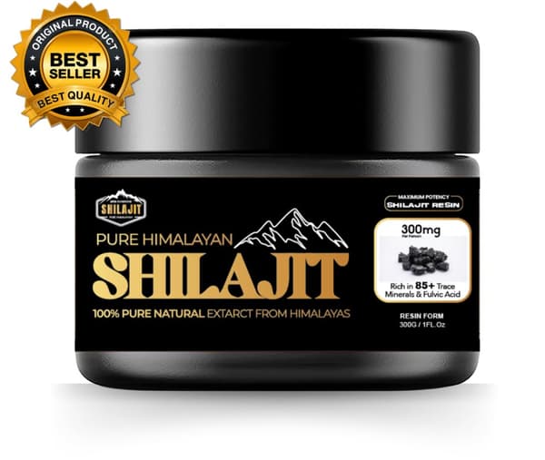 Himalayan Shilajit Resin 100% Pure Extract 30G 60%+ Fulvic Acid,Lab Tested Vegan