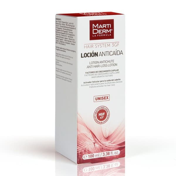 Anti-Hårtab Hårlotion Martiderm HAIR SYSTEM 100 ml