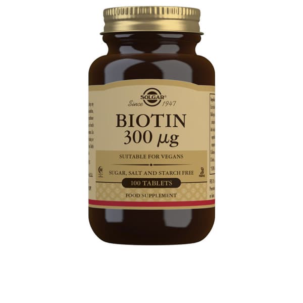 SOLGAR BIOTIN 300 µg 100 tablets