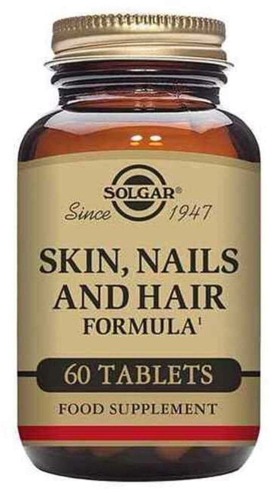 Tablets Solgar Fórmula Piel Y Uñas cuidado de la piel y el pelo (60 uds)