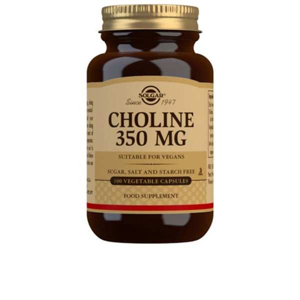 SOLGAR CHOLINE 350 Mg 100 vegetarian capsules