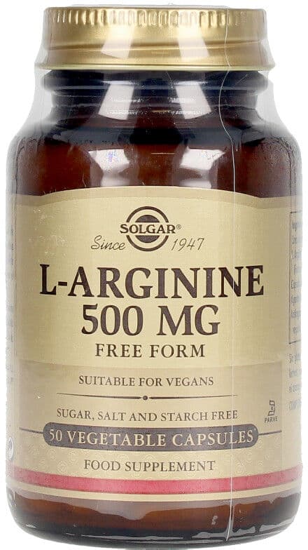 L-Arginine Solgar Arginina (50 uds)