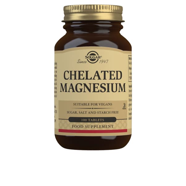 SOLGAR CHELATED MAGNESIUM 100 tablets