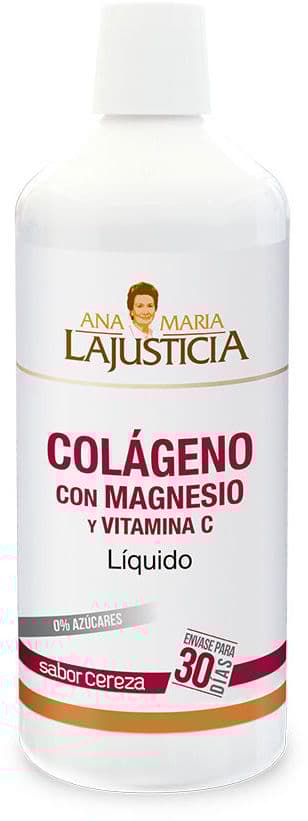 Ana María Lajusticia Collagen with Magnesium + Vitamin C #Cherry 1000 ml