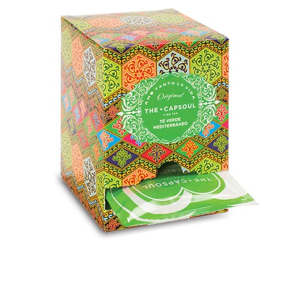 THE CAPSOUL PIRAMIDS SOBBED Mediterranean green tea 15 u