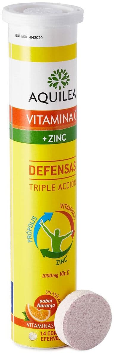 Food Supplement Aquilea   Vitamin C Zinc 14 Units