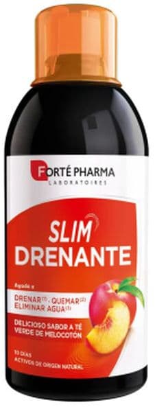 Food Supplement Forté Pharma Slim Drenante 500 ml Peach 2 Units