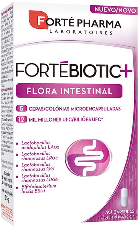 Forté Pharma Fortebiotic Intestinal Flora 30 Capsules