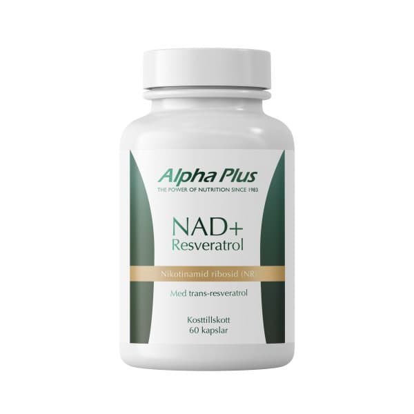 NAD+ Resveratrol 60 kap Alpha Plus