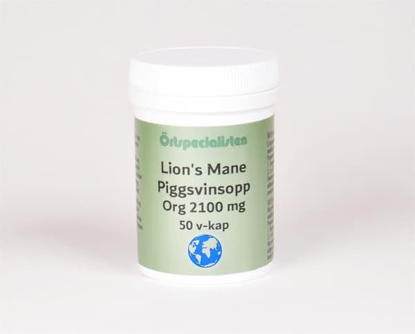 Örtspecialisten Lion's Mane 2100mg 50 cellulosakapslar
