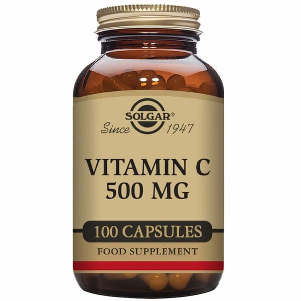 C-vitamin Solgar 500 mg (100 Kapslar)