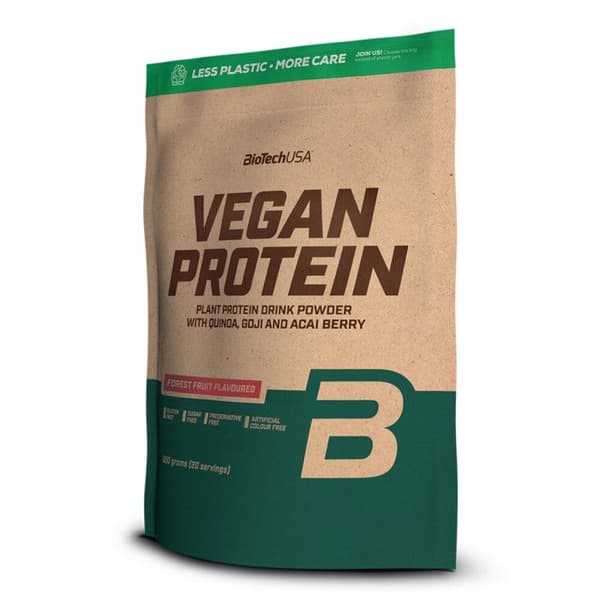 BioTech USA veganska proteiner - Veganskt protein - Skogsfrukter 500g