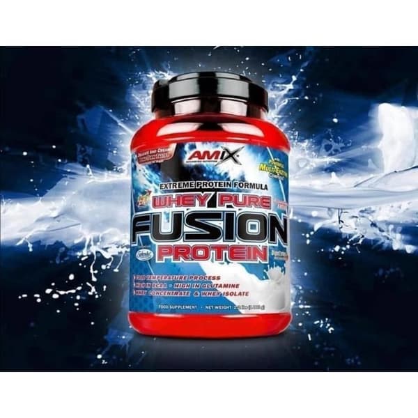 Amix Whey Pure Fusion 1 Kg - Isolerad Protein - Perfekt för en Snabb Återhämtning Smak Dubbelt Vit Choklad