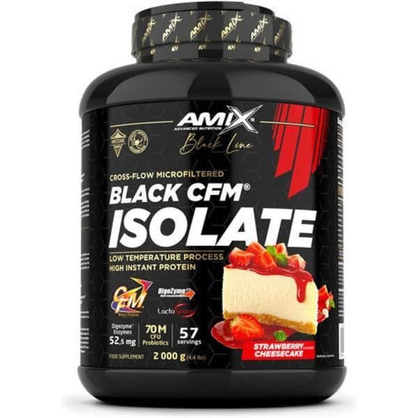 Amix Black Line Cfm Isolate 2 Kg Smak Jordgubbe-OSTtårta