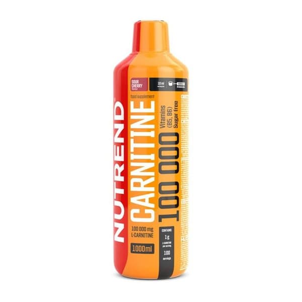 Carnitin 100000 1000ml - Nutrend-Sur körsbär