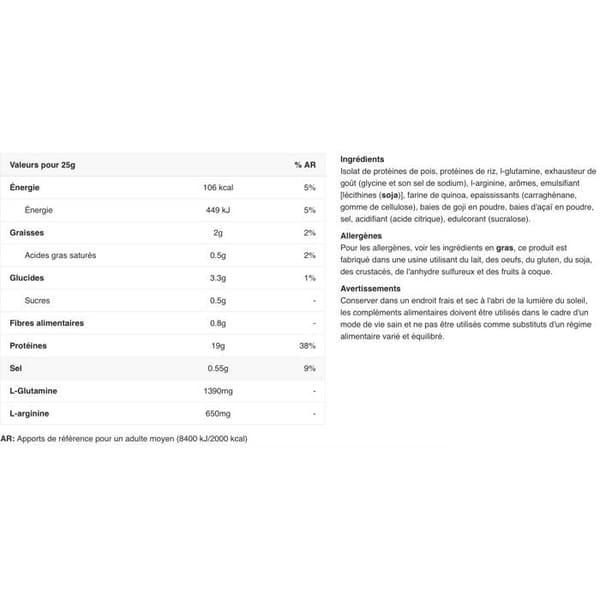 BioTech USA veganska proteiner - Veganskt protein - Banan 500g