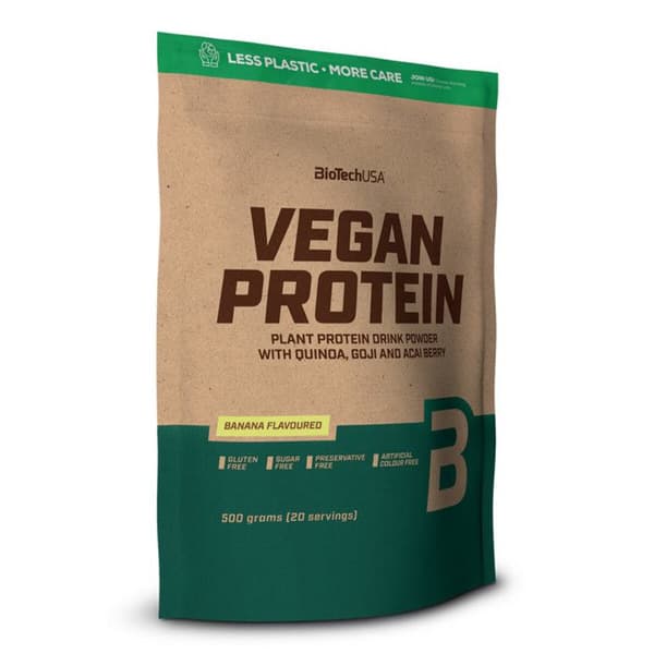 BioTech USA veganska proteiner - Veganskt protein - Banan 500g