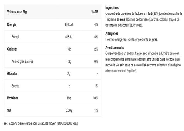 Vassle koncentrat MyProtein - Impact Whey Protein - Jordgubbskräm 1000g