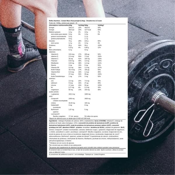 Instant Mass Heavy Weight 5.4 kg (Jordgubbar och Grädde)