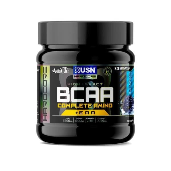 BCAA Komplett Amino + EAA Blå Fläder 400g - svart - TU