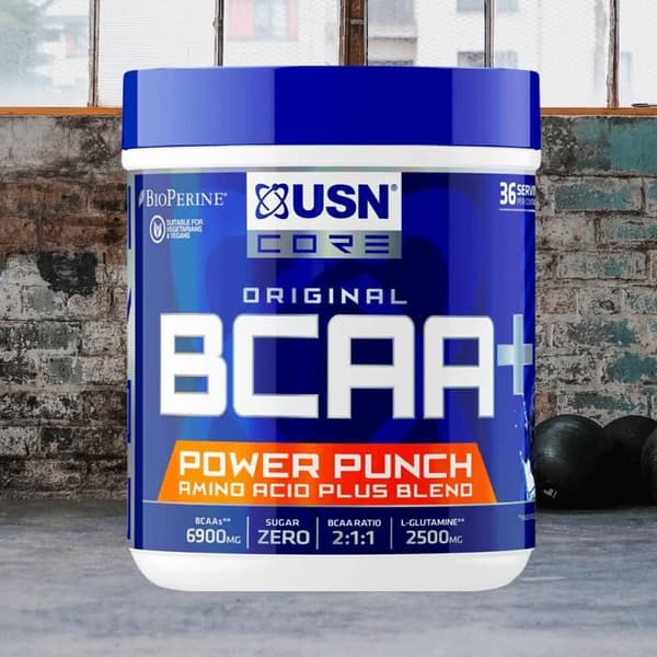 BCAA Power Punch USN Aminosyror 400 g Björnbär