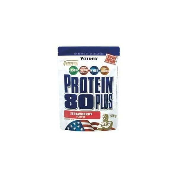 WEIDER Proteinpåse 80+ Röda Frukter 500g