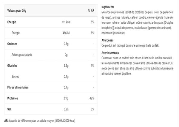 Veganprotein MyProtein - Vegan Protein Blend - Kaffe &amp; Valnöt 1000g