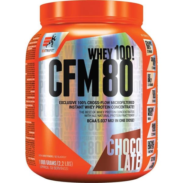 Extrifit CFM Instant Whey 80, 1000g, choklad