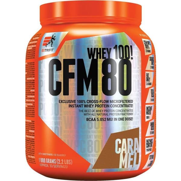 Extrifit CFM Instant Whey 80, 1000g, karamell