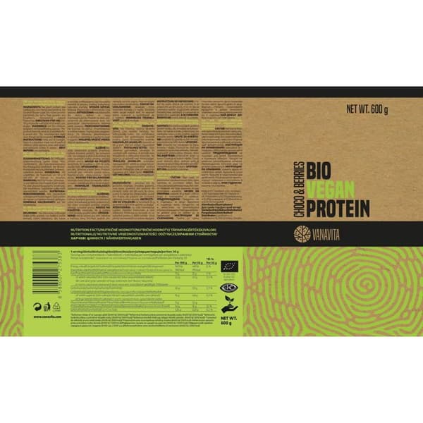 VanaVita Bio Vegansk Protein, choklad