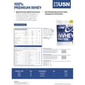 Miniatyrbild 2 av 2: USN 100% Premium Whey Bag, 2000g, choklad