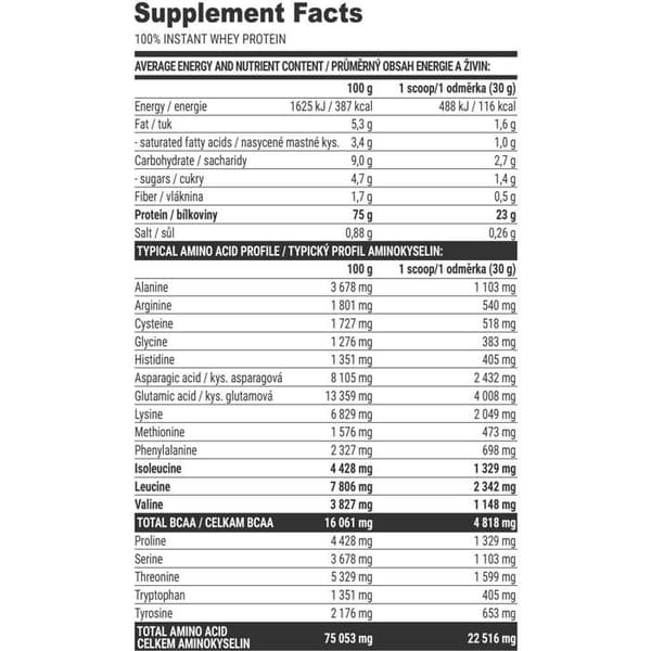 Extrifit 100% Whey Protein 2 kg vanilj