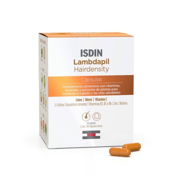 Multivitamin Isdin Lambdapil Hairdensity Volymgivande behandling 180 Antal