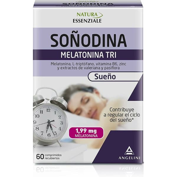Unettomuuslisäaine Natura Essenziale Soñodina Calm Melatoniini 60 osaa