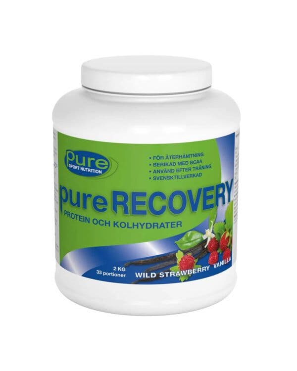 pure RECOVERY 4kg Vild Jordbær Vanilje