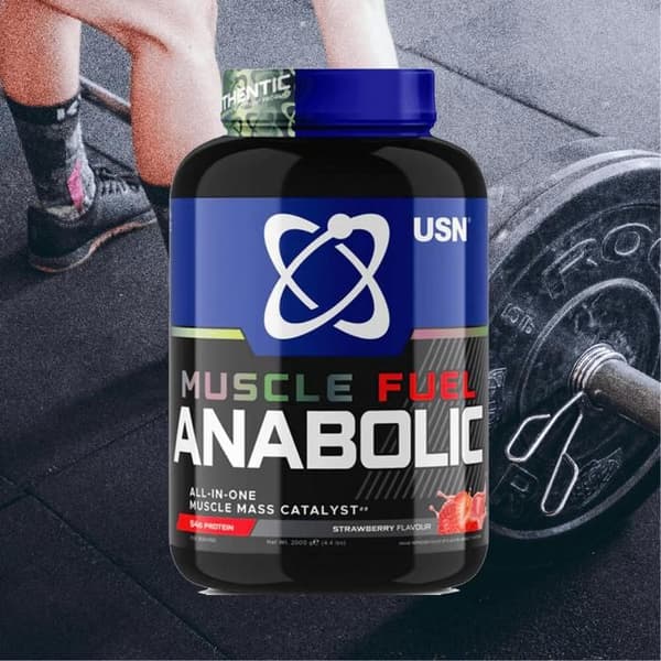Muscle Fuel Anabol 2000g Jordgubb USN Gainers - Viktökning