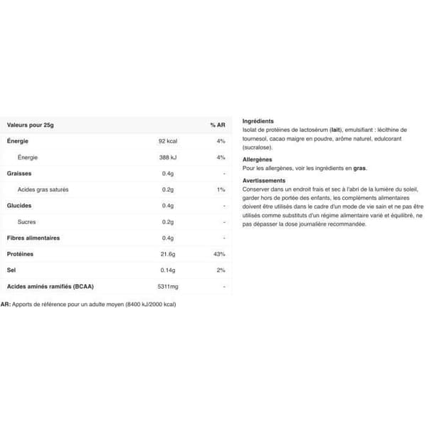 Vassleisolat Applied Nutrition - Iso-XP - Chokladjordnötter 1000g