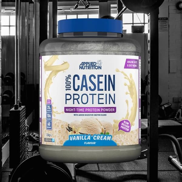 Applied Nutrition Kasein - 100% Kasein Protein - Vaniljkräm 1800g