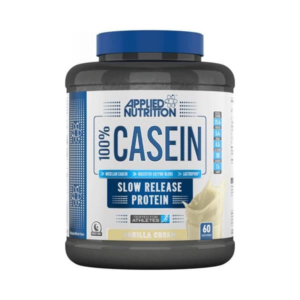 Applied Nutrition Kasein - 100% Kasein Protein - Vaniljkräm 1800g