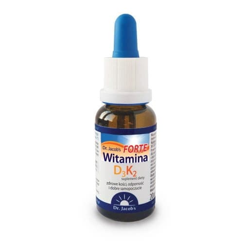 D3+K2-vitamiini FORTE 20ml - Dr. Jacob's