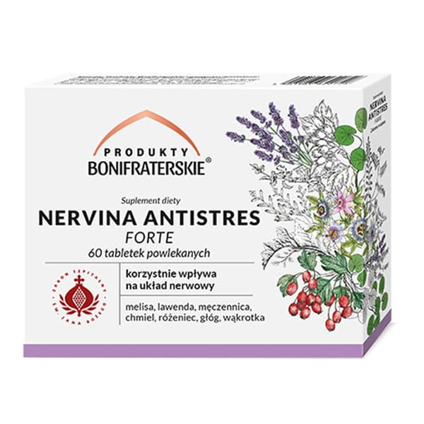 Nervina Antistres Forte 60 päällystettyä tablettia